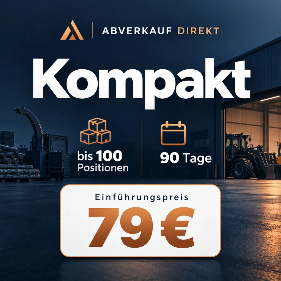 Paket Kompakt – bis 100 Positionen, 90 Tage, Einführungspreis 79 Euro